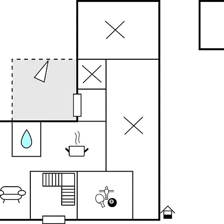 Дом отдыха Lovely In Romo With Kitchen *